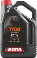 Motul 7100 5W-40 4T Full Synthetic Motorcycle Engine Oil 4L | Ester-Based 5W40 Motor Oil