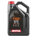 Motul 7100 15W-50 4T Full Synthetic Motorcycle Engine Oil 4L | Ester-Based 15W50 Motor Oil