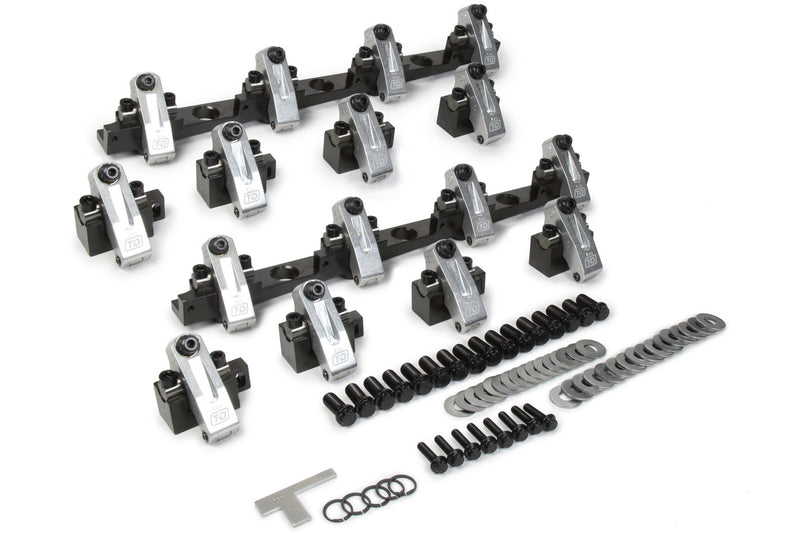 T AND D MACHINE BBC Shaft Rocker Arm Kit 1.70/1.70 Ratio 3148-1.70/1.70