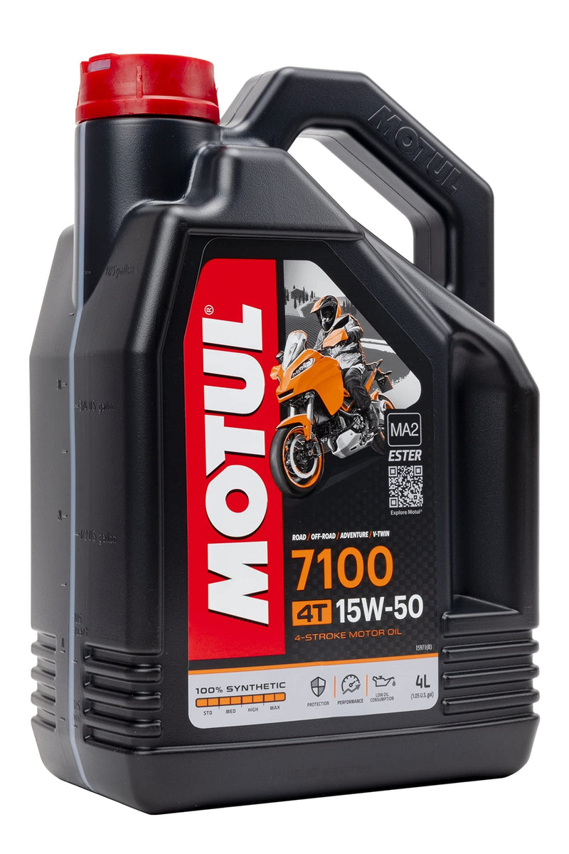 Motul 7100 15W-50 Full Synthetic Motorcycle Engine Oil – 1 Liter