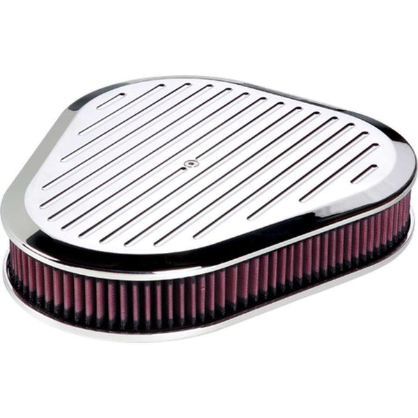 BILLET SPECIALTIES Triangle Air Cleaner Ball Milled 15720