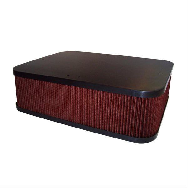 GREEN FILTER Sprint Car Air Box Filter Red Filter 5in 4069