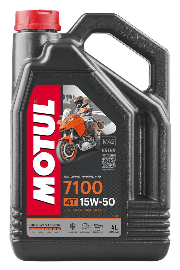 Motul 7100 15W-50 Full Synthetic Motorcycle Engine Oil – 1 Liter