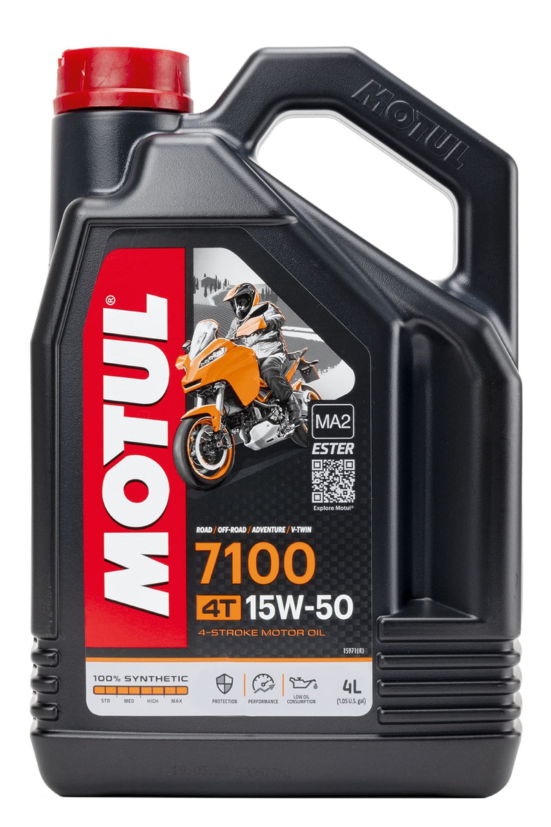 Motul 7100 15W-50 Full Synthetic Motorcycle Engine Oil – 1 Liter