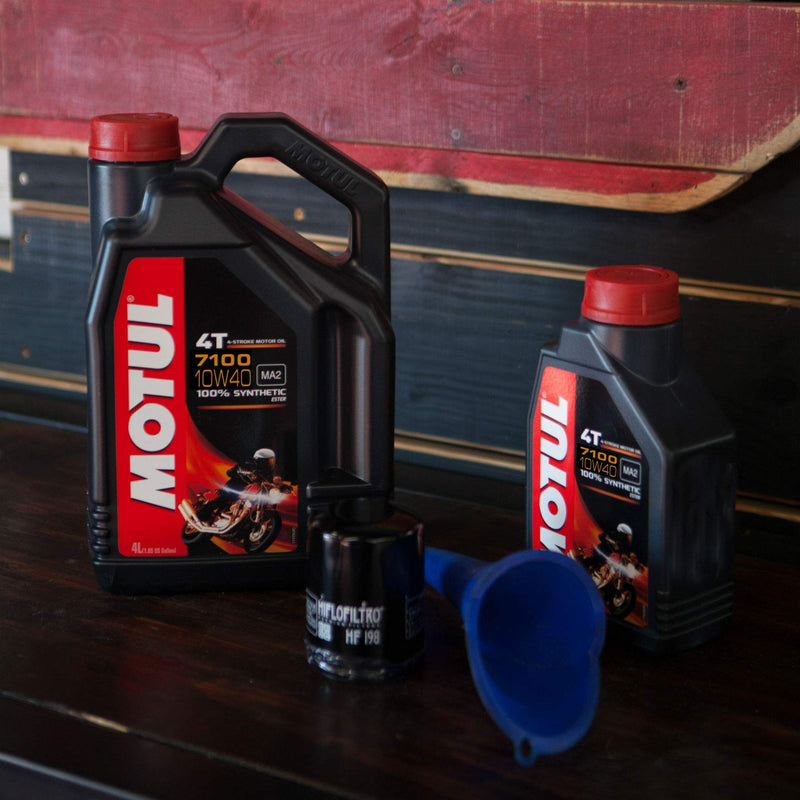 Motul 7100 4T SAE 10W-40 Full Synthetic Motorcycle Oil – 4L | High Performance 10W-40 Bike Oil