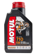 Motul 710 2T 100% Synthetic 2-Stroke Motor Oil 1L