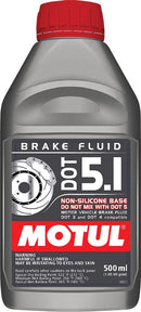 Motul 100950 100% Synthetic Brake Dot 5.1 Brake Fluid 500 ml
