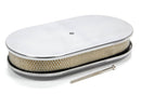 RACING POWER CO-PACKAGED Air Cleaner Oval Polish ed R6021-1