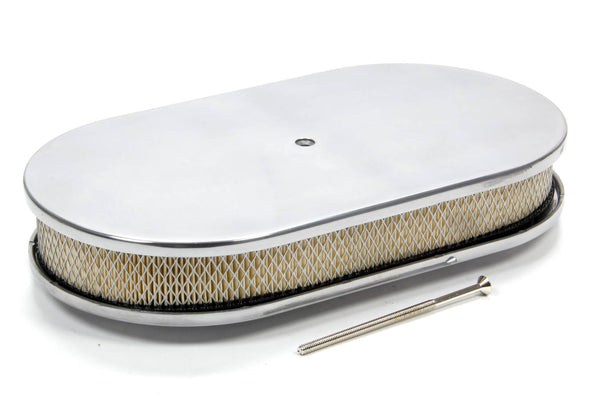 RACING POWER CO-PACKAGED Air Cleaner Oval Polish ed R6021-1