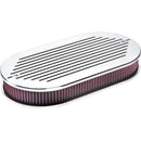 BILLET SPECIALTIES Dual Quad Air Cleaner Ball Milled 15520