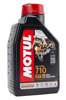 Motul 710 2T 100% Synthetic 2-Stroke Motor Oil 1L