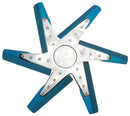 DERALE 17in Blue Anodized Fan 19517