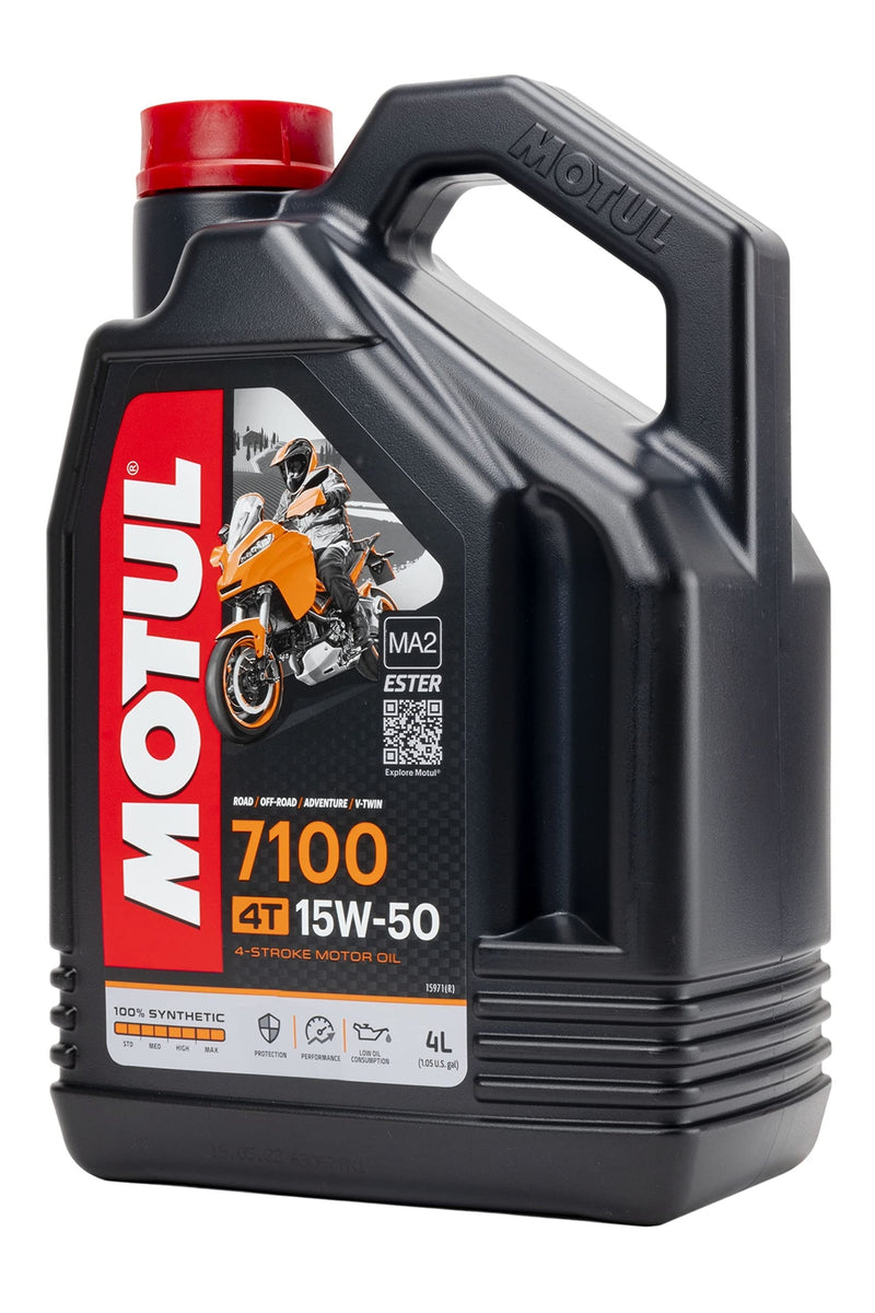 Motul 7100 15W-50 Full Synthetic Motorcycle Engine Oil – 1 Liter
