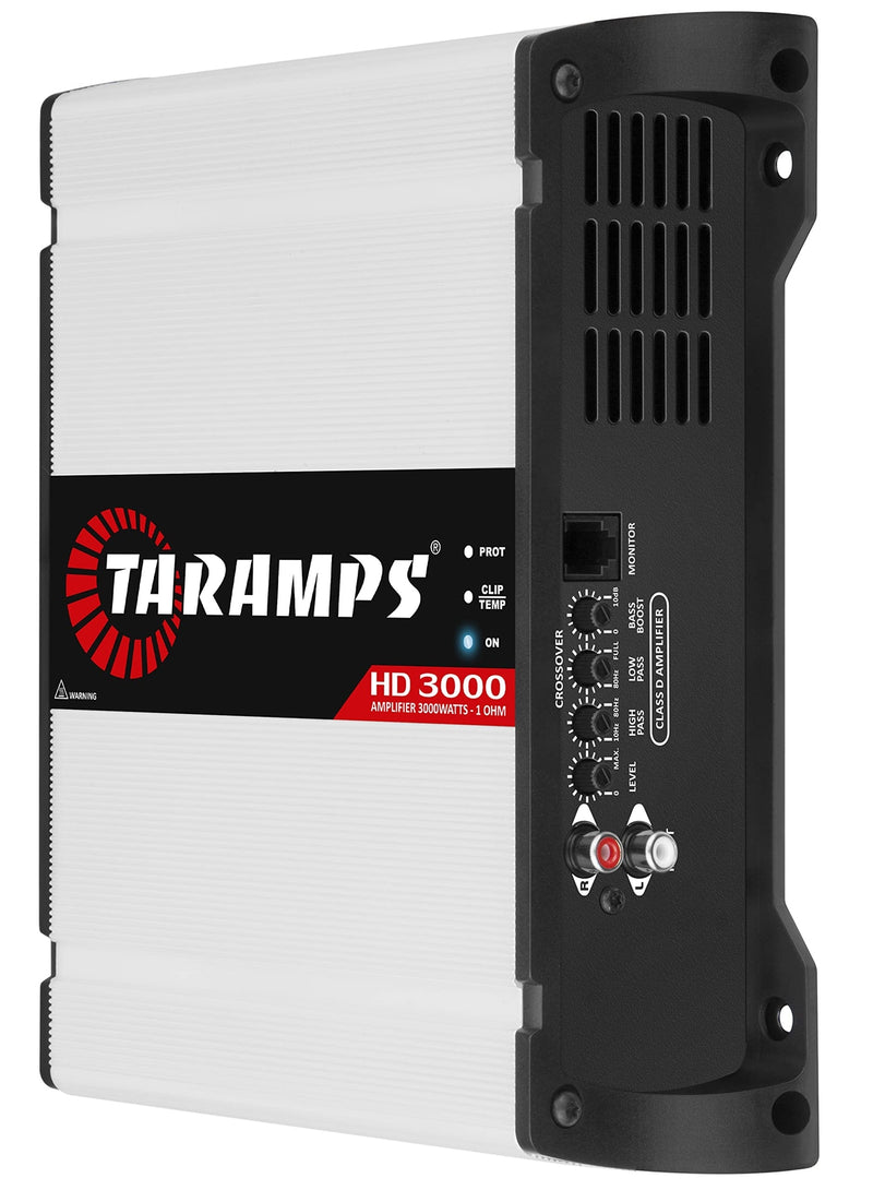 Taramps HD 3000 1 Ohm 1 Channel 3000 W RMS Full Range Audio Amp (Bundle of 4)