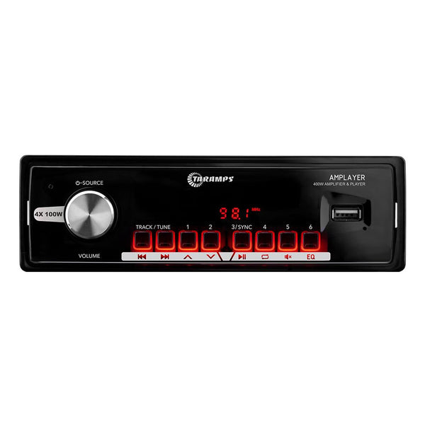 Taramps Amplayer 400 Car Stereo Player, 4 Channels 400 Watts RMS 4x100W RMS