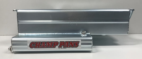 CHAMP PANS SBC CT Oil Pan 8qt Wet Sump w/RH Kick Out CP109KO