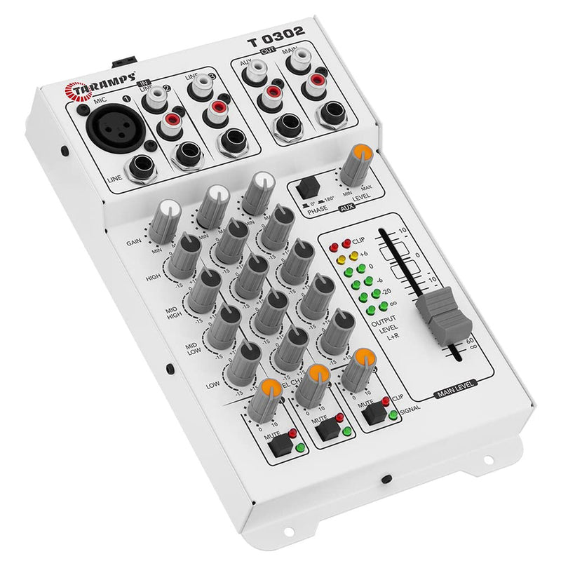 Taramps T 0302-3 Channel Sound Table Accessory Audio Mixer