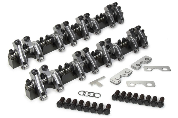 T AND D MACHINE SBC Shaft Rocker Arm Kit w/Dart 13 degree Heads 2126S-165PLUS100/155