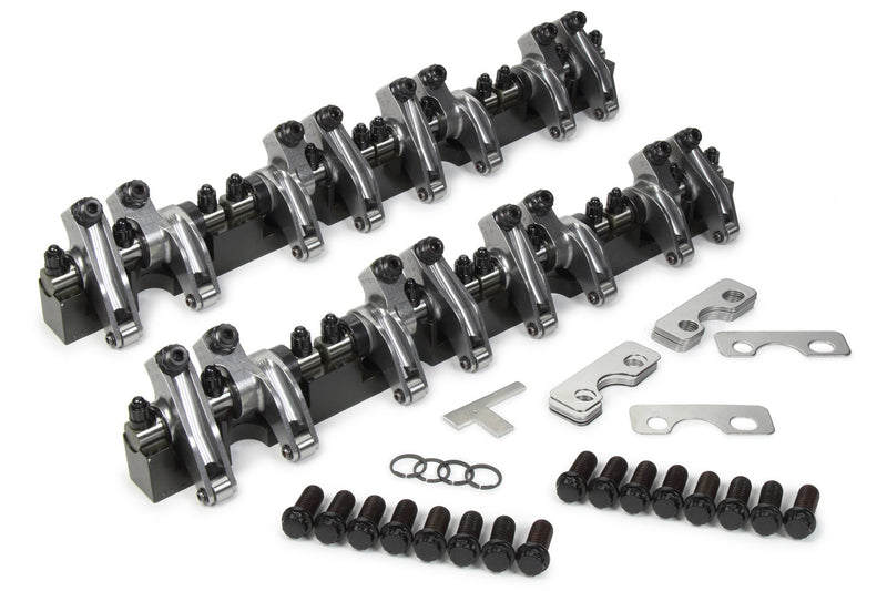 T AND D MACHINE SBC Shaft Rocker Arm Kit w/Dart 13 degree Heads 2126S-165PLUS100/155