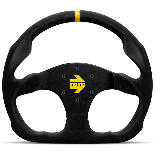 MOMO AUTOMOTIVE ACCESSORIES MOD 30 Steering Wheel Black Suede R1960/32S