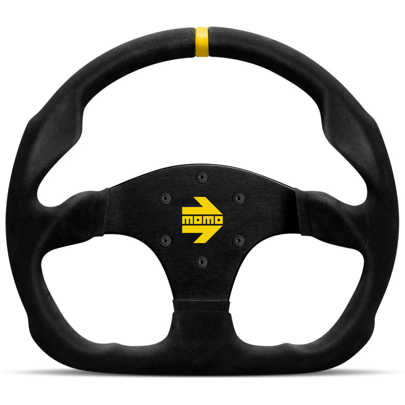 MOMO AUTOMOTIVE ACCESSORIES MOD 30 Steering Wheel Black Suede R1960/32S