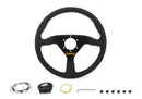 MOMO AUTOMOTIVE ACCESSORIES MOD 78 Steering Wheel Black Leather R1909/33L