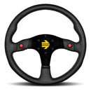 MOMO AUTOMOTIVE ACCESSORIES MOD 80 Steering Wheel Black Leather R1980/35L