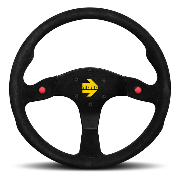 MOMO AUTOMOTIVE ACCESSORIES MOD 80 Steering Wheel Black Suede R1980/35S