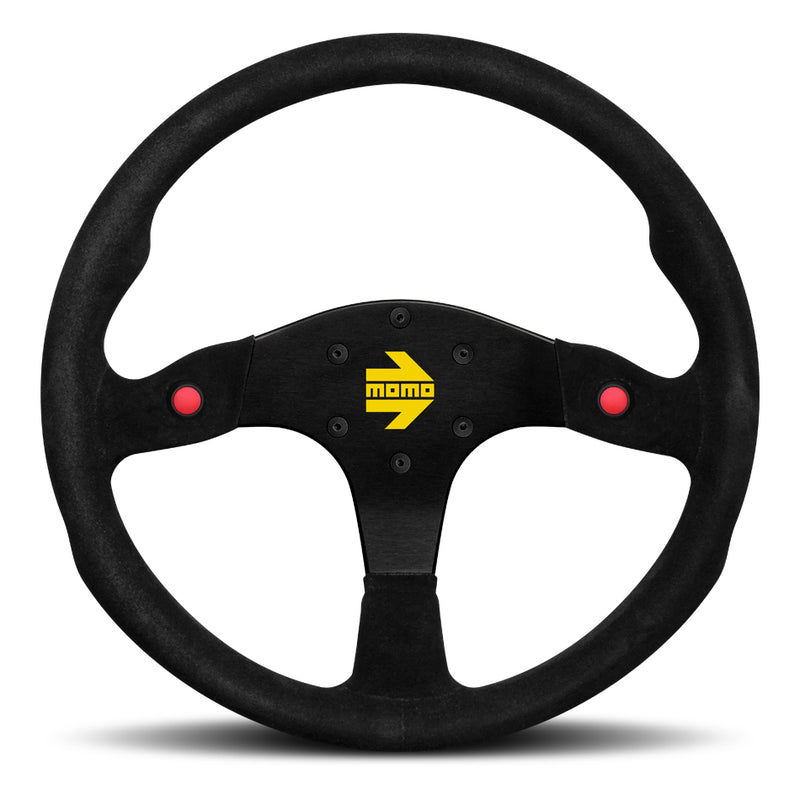 MOMO AUTOMOTIVE ACCESSORIES MOD 80 Steering Wheel Black Suede R1980/35S