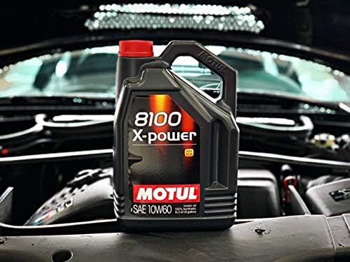 Motul 8100 X-Power 10W-60 Full Synthetic Car Engine Oil 5L