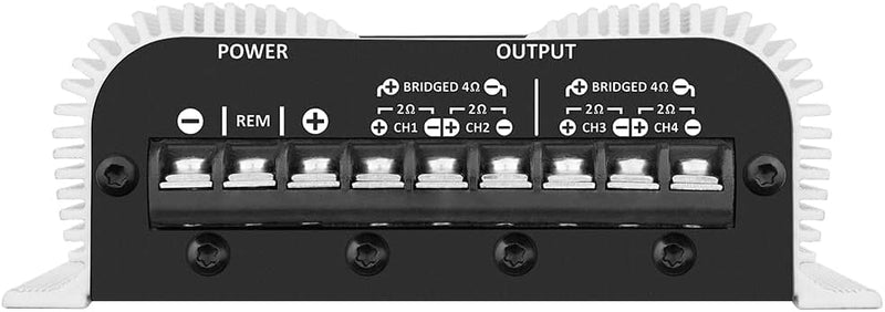 Taramps TS 400x4 4 Channel Car Audio Amplifier – 400W RMS, 2/4 Ohms, Bridgeable