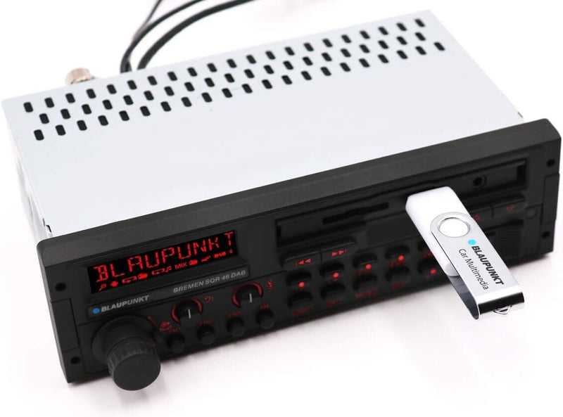 BLAUPUNKT Bremen SQR 46 Retro Car Stereo Classic Bluetooth DAB USB SD AUX Black