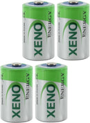 OmniCel ER14250 3.6V 1/2AA Lithium Standard Battery Button Top, 4 pack