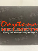 Daytona Cruiser Dull Black Open Face DOT Motorcycle Helmet DC1-B-L  Size LG