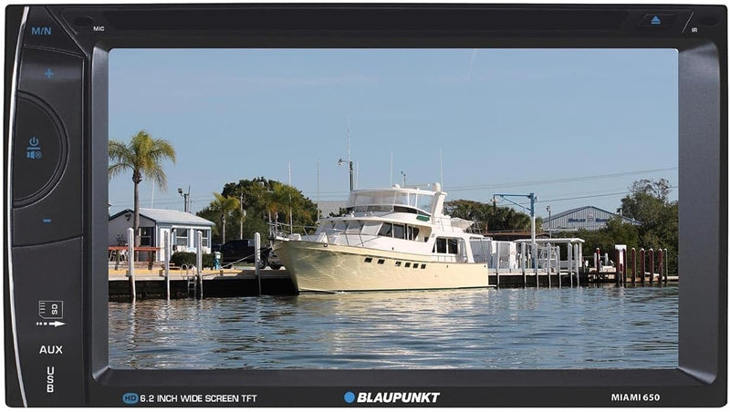 BLAUPUNKT Miami 650 6.2" Touchscreen Double-DIN CAR DVD/CD Receiver w/Bluetooth