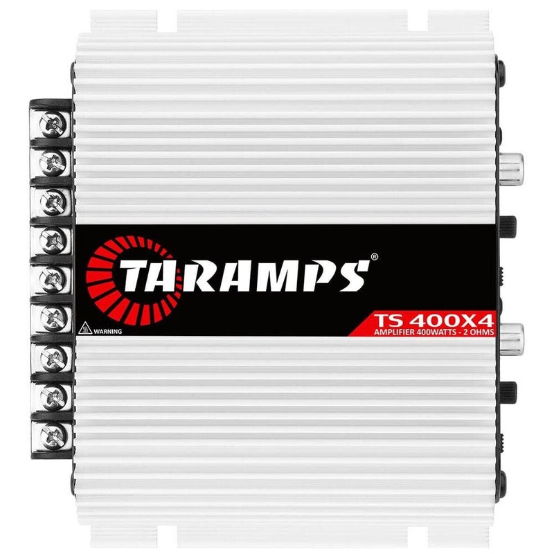 10x Taramps TS 400x4 Automatic High Level Input 400 Watt RMS 4 Channel Amplifier
