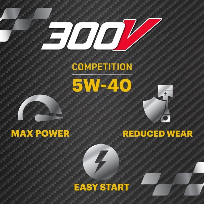 Motul 300V 5W-40 Competition Full Synthetic Racing Motor Oil