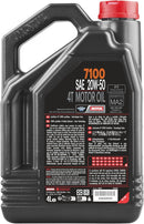 Motul 7100 Sport & Adventure 4T 20W50 Ester Synthetic Motorcycle Oil 4L