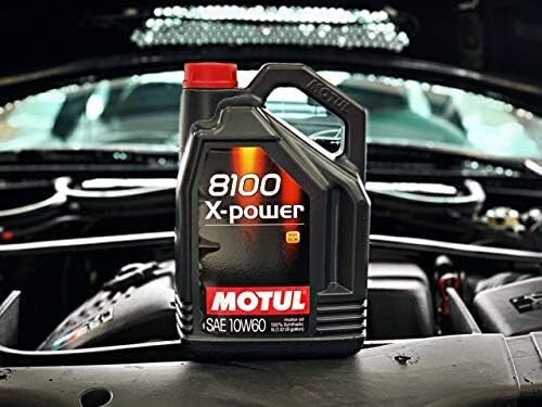 Motul 8100 X-Power 10W-60 Full Synthetic Car Engine Oil 5L
