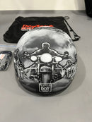 Daytona Helmets D.O.T. Daytona Skull Cap, Guns XL *USED*