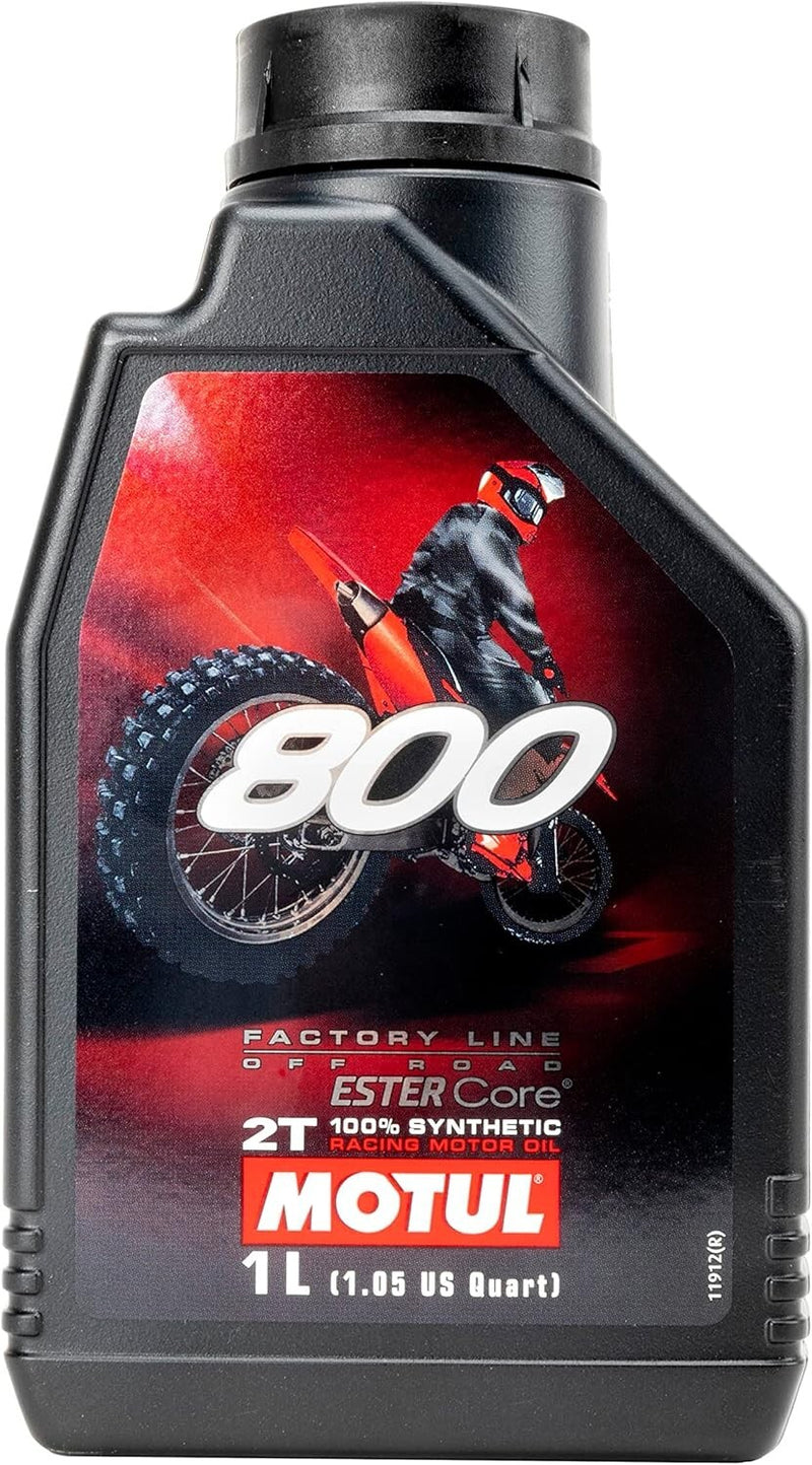 Motul 800 2T Off-Road 100% Synthetic Racing Motor Oil 1L