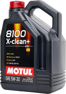 Motul 8100 X-Clean+ 5W-30 Full Synthetic Car Engine Oil 5L