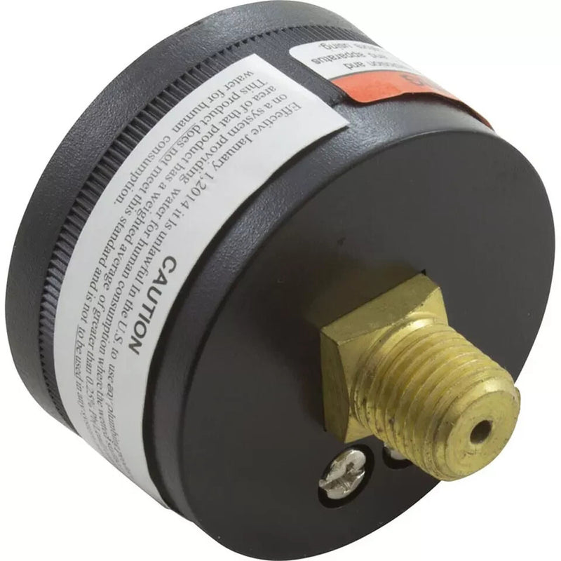 Horizon Spa & Pool Parts IPPG602-4B Pressure Gauge, 1/4"mpt, 0-60psi, Back Mount