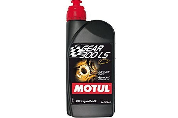 Motul Gear 300 LS 75W90 Ester Synthetic Limited Slip Differential Oil – 1 Liter (102686)