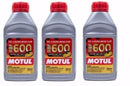 Motul RBF 600 Factory Line DOT 4 Synthetic Racing Brake Fluid 500ml Each (3 Pack)