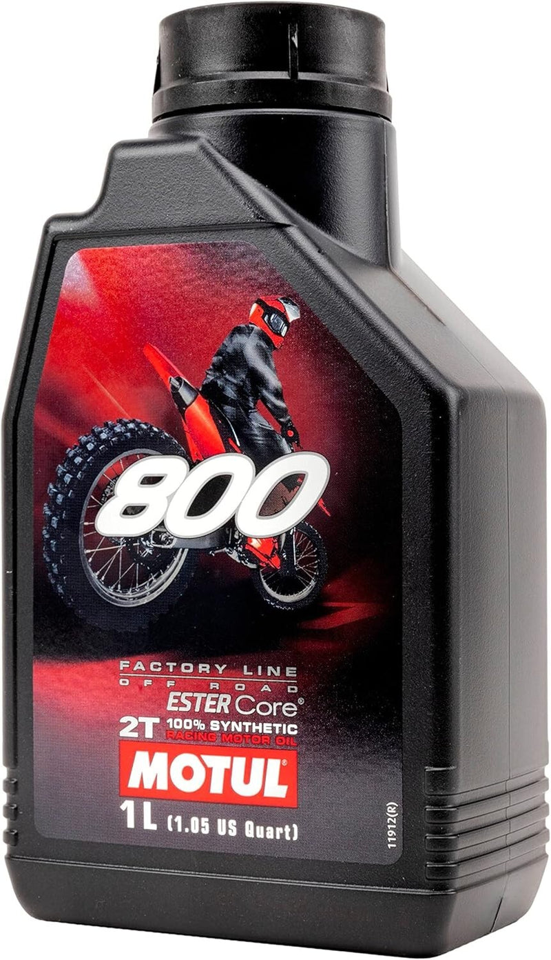 Motul 800 2T Off-Road 100% Synthetic Racing Motor Oil 1L