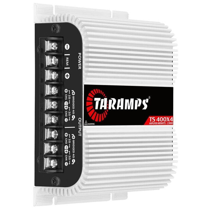 10x Taramps TS 400x4 Automatic High Level Input 400 Watt RMS 4 Channel Amplifier