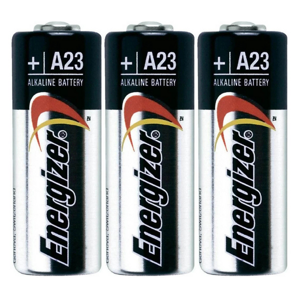A23 Energizer Battery 23A 23AE 21/23 GP23 23GA MN21 12 Volt 12v (Pack of 3)