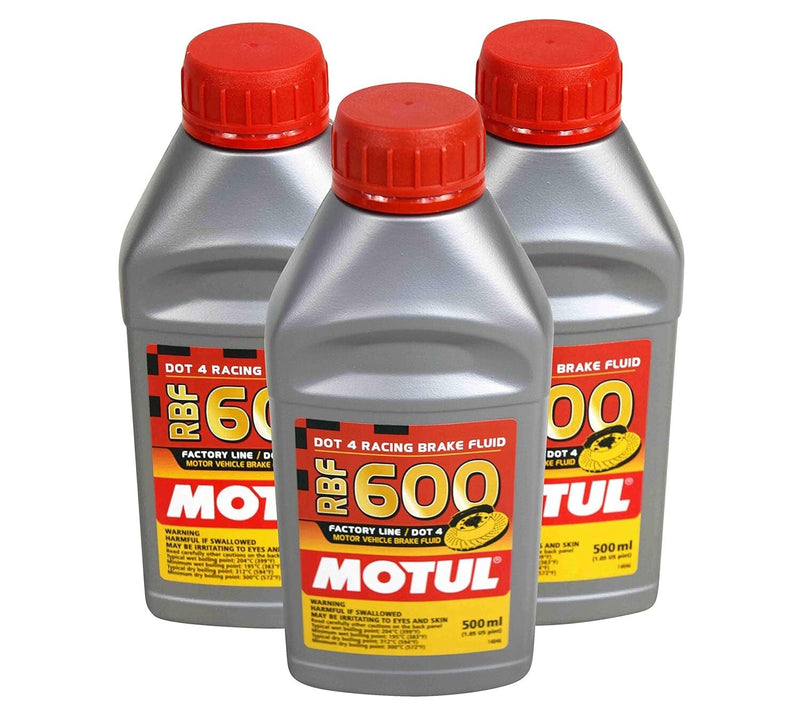 Motul MTL100949 8068HL RBF600 Factory Line Dot-4 100% Synthetic Brake Fluid
