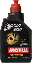 Motul Gear 300 75W-90 100% Synthetic Gear Oil – 1L (105777)